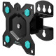 ONKRON Full Motion Roto TV Wall Mount for 10 to 35-inch Flat Panel TVs Digital Panels 20 kg, Black