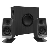 Klipsch ProMedia Lumina 2.1 Gaming Audio System with Subwoofer and LED Lighting Effects Built-in, Bl