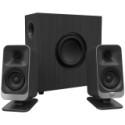 Klipsch ProMedia Lumina 2.1 Gaming Audio System with Subwoofer and LED Lighting Effects Built-in, Bl