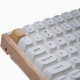 Tipkovnica Keychron K2H-Q1-UK White wooden RGB75% Layout/BT/2.4GHz/Nebula Sw/Gateron 2.0 Mag Swc