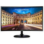 Monitor SAMSUNG CF390 C24F390FHR 61 cm (24") / 1920x1080 / VA / 60 Hz / 4 ms / black / curved (1800R)