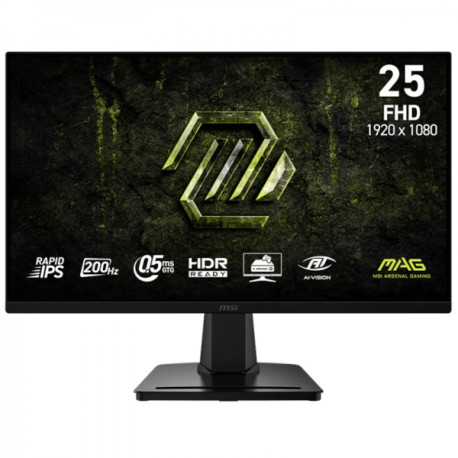 Monitor MSI MAG 256F E20 / 24,5" (62,2 cm) / 1920 X 1080 / 200 Hz / 0,5 ms