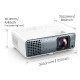 BenQ PROJECTOR FOR CONSUMER WHITE 9H.JSK77.1JE