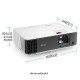 BenQ PROJECTOR WHITE 9H.JP877.17E