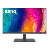 BENQ Monitor -  27”, UHD, 95% P3, 99% sRGB, HDR400, DualView, KVM, USB C(90W, DP Alt mode, USB), Hotkey Puck G2, HDMI, DP, PI