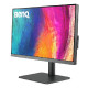 BENQ Monitor -  27”, UHD, 95% P3, 99% sRGB, HDR400, DualView, KVM, USB C(90W, DP Alt mode, USB), Hotkey Puck G2, HDMI, DP, PI