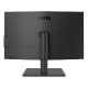BENQ Monitor -  27”, UHD, 95% P3, 99% sRGB, HDR400, DualView, KVM, USB C(90W, DP Alt mode, USB), Hotkey Puck G2, HDMI, DP, PI