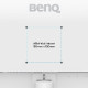 BENQ Monitor - 27"IPS  2560x1440 QHD, 5ms GtG response time,60Hz refresh rate,350 nits brightness (400 nits HDR peak),2x HDMI