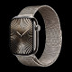 Watch Apple Watch Series 10 GPS + Cellular 46mm Natural Titanium Case with Sport Loop S/M - Natural Milanese