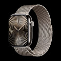 Watch Apple Watch Series 10 GPS + Cellular 46mm Natural Titanium Case with Sport Loop S/M - Natural Milanese