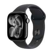 Watch Apple Watch Series 11 (2025) GPS 42mm Jet Black Aluminium Case with Sport Band S/M - Black