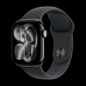 Watch Apple Watch Series 11 (2025) GPS 42mm Jet Black Aluminium Case with Sport Band S/M - Black