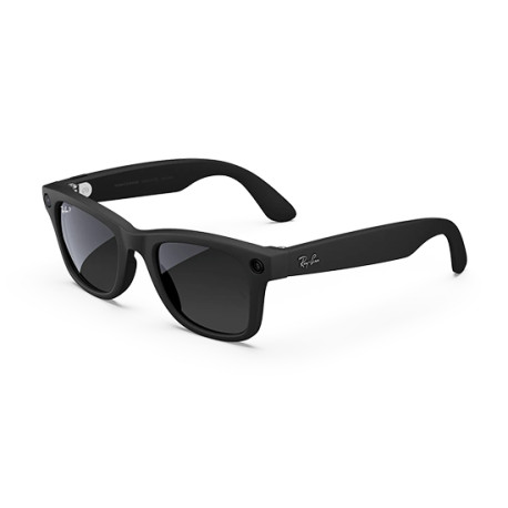 Ray-Ban Meta Wayfarer Gen1 AI Glasses - Matte Black/Graphite