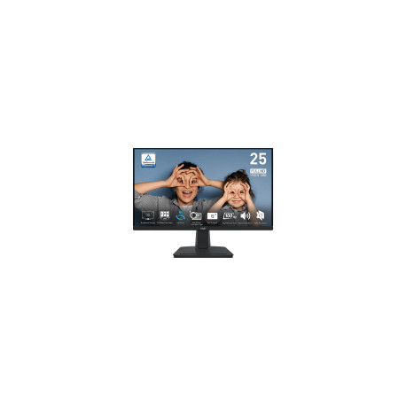 MSI PRO MP251 E14L Professional Business Monitor, 24.5", IPS, 1920 x 1080 (FHD), 144Hz, 300nits, 1ms