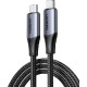 UGREEN, USB C 3.2 GEN2 (M) na USB C 3.2 GEN2 (M), 5A, 1m