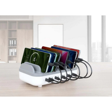 Manhattan 10-Port USB-C Power Charging Station