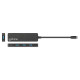 Manhattan Hub 4-Port USB 3.2 5 Gbps, crni
