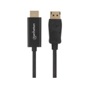 Manhattan kabel DisplayPort M to HDMI M, 1m, crni
