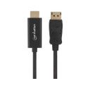 Manhattan kabel DisplayPort M to HDMI M, 1m, crni
