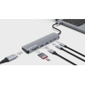 Manhattan docking USB-C 7 u 1 HDMI 4K@60Hz