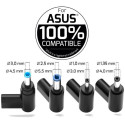 Port punjač 65W typeC GaN2 za Asus NB, 4 nastavka