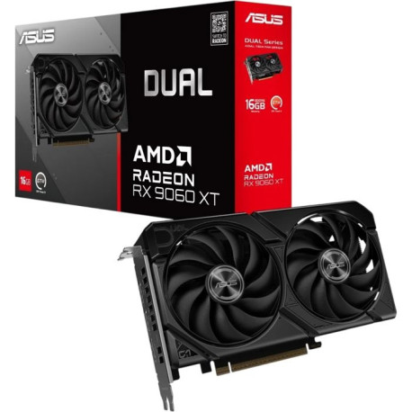 Asus Dual Radeon RX 9060 XT 16GB GDDR6, PCIe 5.0 x16, 1×HDMI/2×DP