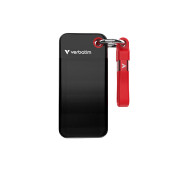 SSD Pocket Verbatim 32417 256GB 3.2 Gen2, USB-C, crno/crvena