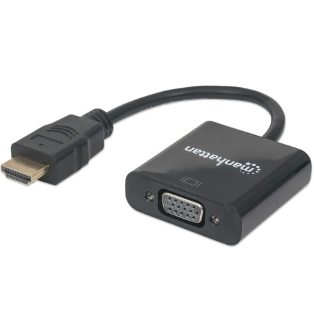 Manhattan adapter HDMI M na VGA Ž, crni