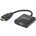 Manhattan adapter HDMI M na VGA Ž, crni