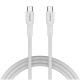 CANYON cable OnWire 60CL C-C 60W COLOR Braided 1m White