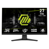 MSI MAG 272F, 27", FHD, Rapid IPS, 200Hz, 0.5ms, AMD FreeSync Premium, HDR Ready, 2x HDMI 2.0b, 1x D