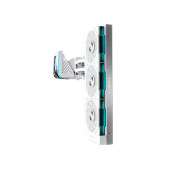 Komplet za tekočinsko hlajenje AIO Liquid Cooler Lian Li HydroShift II OLED Curved 360 TL FLEX, Bel