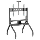 ONKRON Mobile TV stand with bracket 60"-120" Screens up to 150 kg, Black