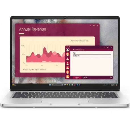 Dell Pro 14 (PC14250),14" FHD+ (1920x1200), Non-Touch,Intel Core Ultra 5 235U (12 TOPS NPU, 12C, up