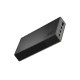 Green Cell GC PowerPlay 20S powerbank 20000mAh 22.5W PD USB-C, 3x USB-C, USB-A, Fast Charging, crni