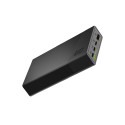 Green Cell GC PowerPlay 20S powerbank 20000mAh 22.5W PD USB-C, 3x USB-C, USB-A, Fast Charging, crni