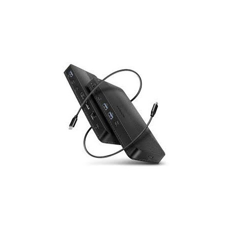 USB HUB 5x USB 4 (3xUSB-A, 2xUSB-C), 8K HDMI, 8K DP, HMC-U4, AXA