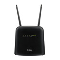 D-Link DWR-960 bežični usmjerivač Gigabit Ethernet Dvofrekvencijski (2,4 GHz / 5 GHz) 4G Crno