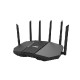 ASUS RT-BE90U BE9400 AiMesh bežični usmjerivač 2.5 Gigabit Ethernet Tri pojasa (2,4 GHz / 5 GHz / 6 GHz) Crno
