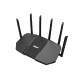 ASUS RT-BE90U BE9400 AiMesh bežični usmjerivač 2.5 Gigabit Ethernet Tri pojasa (2,4 GHz / 5 GHz / 6 GHz) Crno