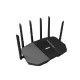 ASUS RT-BE90U BE9400 AiMesh bežični usmjerivač 2.5 Gigabit Ethernet Tri pojasa (2,4 GHz / 5 GHz / 6 GHz) Crno