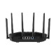 ASUS RT-BE90U BE9400 AiMesh bežični usmjerivač 2.5 Gigabit Ethernet Tri pojasa (2,4 GHz / 5 GHz / 6 GHz) Crno