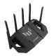 ASUS 90IG0A30-MO9C00 bežični usmjerivač 2.5 Gigabit Ethernet Tri pojasa (2,4 GHz / 5 GHz / 6 GHz) Crno