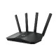 ASUS RT-BE82U BE6500 bežični usmjerivač 2.5 Gigabit Ethernet Dvofrekvencijski (2,4 GHz / 5 GHz) Crno