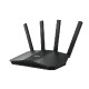 ASUS RT-BE82U BE6500 bežični usmjerivač 2.5 Gigabit Ethernet Dvofrekvencijski (2,4 GHz / 5 GHz) Crno