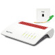 Box 5590 Fiber bežični usmjerivač Gigabit Ethernet Dvofrekvencijski (2,4 GHz / 5 GHz) Bijelo
