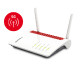 Box FRITZ! 6850 5G bežični usmjerivač Gigabit Ethernet Dvofrekvencijski (2,4 GHz / 5 GHz) Crno, Crveno, Bijelo