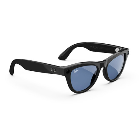 Ray-Ban Meta Skyler Gen1 AI Glasses - Black/Cerulean Blue Transitions