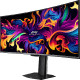 Monitor MSI MPG 341CQR QD-OLED X36 / 86,4 cm (34") / 3440x1440 (UWQHD) / QD-OLED / 360Hz / 0.03 ms (GTG) / 300 nits / 1500000