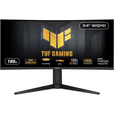 MON 34 AS VG34VQL3A TUF Gaming Curved 180Hz Curved VA DP HAS